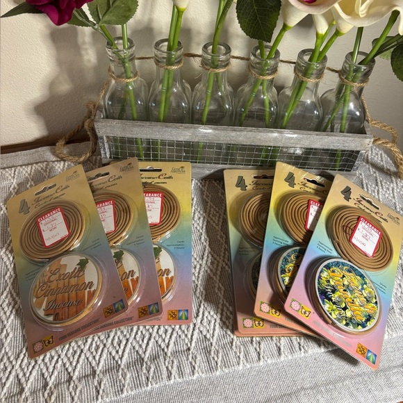 Great American Company Incense Coil Bundle. 4 In Each Pack. 28 Total. Cin/Van. - Picture 1 of 9